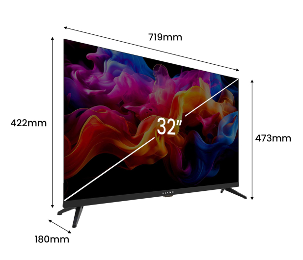 Telewizor Kiano Elegance 32" Smart TV VIDAA Netflix. HBO, Prime - 1373222 - zdjęcie 7